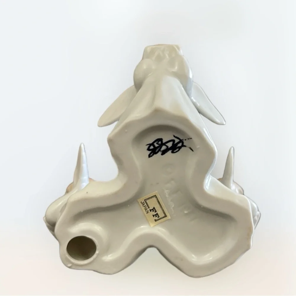 Vintage 1982 Fitz & Floyd Angels Porcelain Votive Candle Holder - Picture 3 of 3